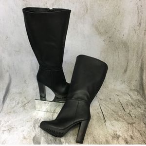 Wide Calf Heeled Boots 11W